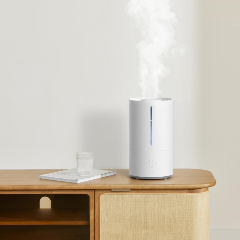 Овлажнител за въздух Xiaomi Smart Humidifier 2 EU BHR6026EU, 28W, 40 м2, 4.5 л, 3 степени, UV-C стерилизация, Мобилно приложение, Ултратих, Бял