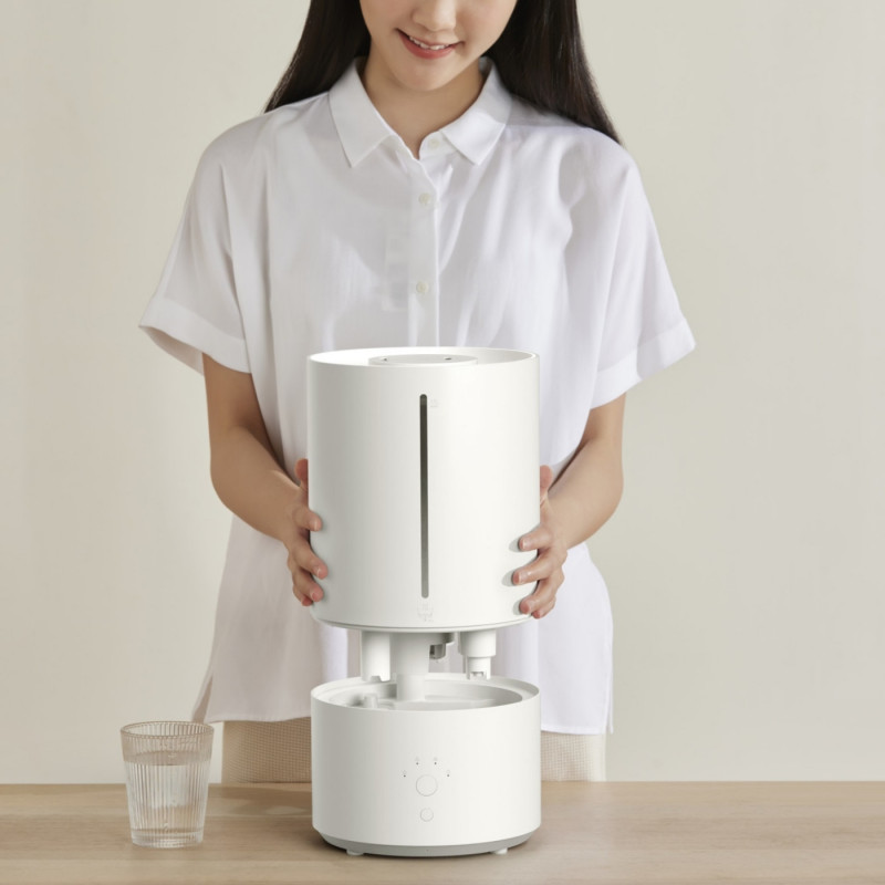 Овлажнител за въздух Xiaomi Smart Humidifier 2 EU BHR6026EU, 28W, 40 м2, 4.5 л, 3 степени, UV-C стерилизация, Мобилно приложение, Ултратих, Бял