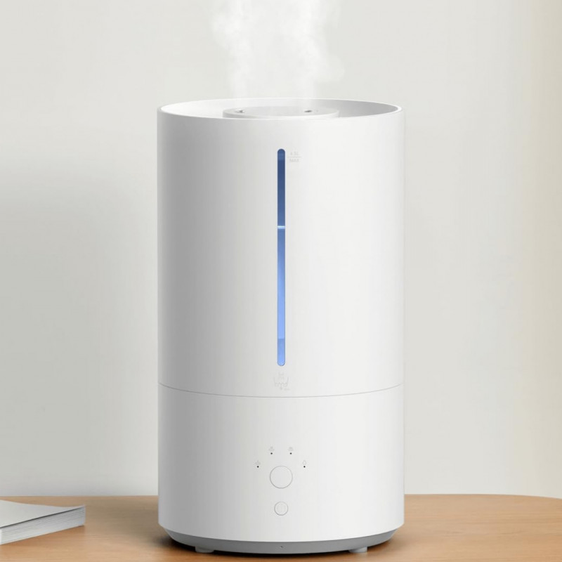 Овлажнител за въздух Xiaomi Smart Humidifier 2 EU BHR6026EU, 28W, 40 м2, 4.5 л, 3 степени, UV-C стерилизация, Мобилно приложение, Ултратих, Бял