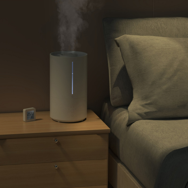 Овлажнител за въздух Xiaomi Smart Humidifier 2 EU BHR6026EU, 28W, 40 м2, 4.5 л, 3 степени, UV-C стерилизация, Мобилно приложение, Ултратих, Бял