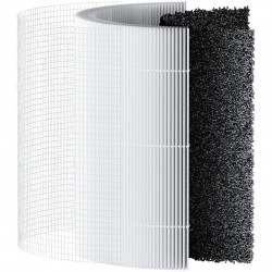 Пречиствател за въздух Xiaomi Smart Air Purifier 4 Compact BHR5860EU, 27W, 27 м2, 230м3/ч, PM2.5, Индикатори за качество на въздуха, SMART, Mi Home, Бял