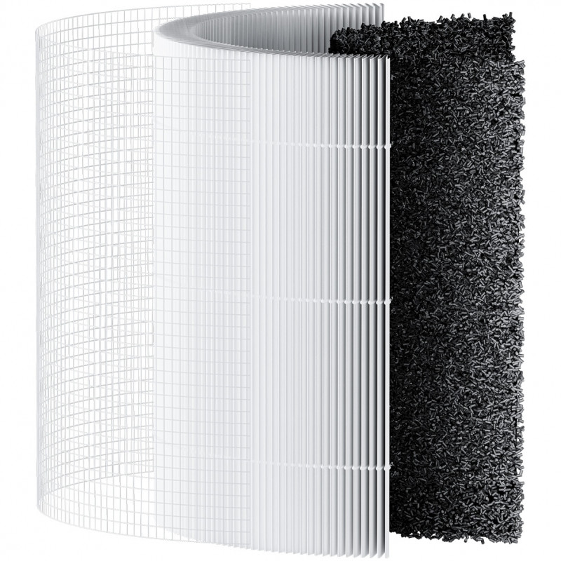 Пречиствател за въздух Xiaomi Smart Air Purifier 4 Compact BHR5860EU, 27W, 27 м2, 230м3/ч, PM2.5, Индикатори за качество на въздуха, SMART, Mi Home, Бял