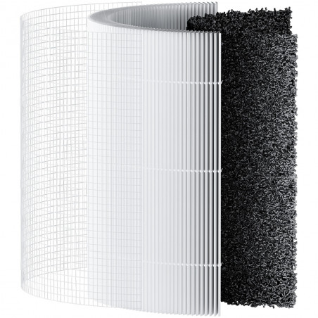 Пречиствател за въздух Xiaomi Smart Air Purifier 4 Compact BHR5860EU, 27W, 27 м2, 230м3/ч, PM2.5, Индикатори за качество на въздуха, SMART, Mi Home, Бял