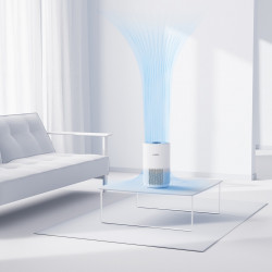 Пречиствател за въздух Xiaomi Smart Air Purifier 4 Compact BHR5860EU, 27W, 27 м2, 230м3/ч, PM2.5, Индикатори за качество на въздуха, SMART, Mi Home, Бял