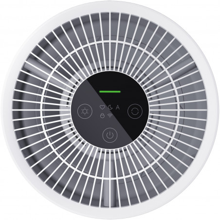 Пречиствател за въздух Xiaomi Smart Air Purifier 4 Compact BHR5860EU, 27W, 27 м2, 230м3/ч, PM2.5, Индикатори за качество на въздуха, SMART, Mi Home, Бял