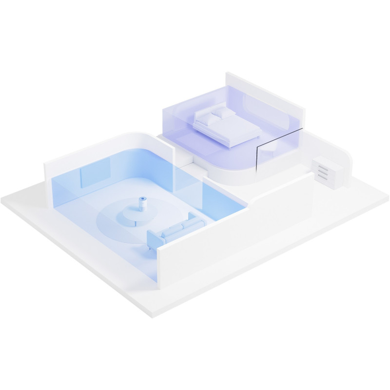 Пречиствател за въздух Xiaomi Smart Air Purifier 4 Compact BHR5860EU, 27W, 27 м2, 230м3/ч, PM2.5, Индикатори за качество на въздуха, SMART, Mi Home, Бял