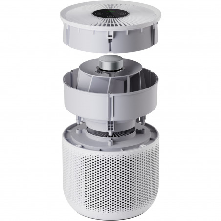 Пречиствател за въздух Xiaomi Smart Air Purifier 4 Compact BHR5860EU, 27W, 27 м2, 230м3/ч, PM2.5, Индикатори за качество на въздуха, SMART, Mi Home, Бял