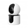 Камера за видеонаблюдение Xiaomi C300 Dual BHR9166EU, 2K / 3MP, Двойна камера, Нощно виждане, Wi-Fi 6, AI, Bluetooth 5.4, Бял