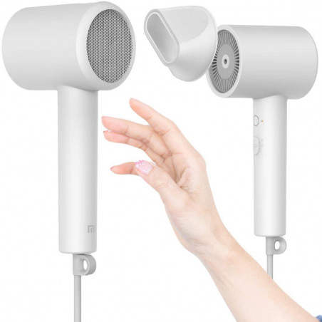 Сешоар Xiaomi Mi Ionic Hair Dryer H300 BHR5081GL, 1600W, Йонна терапия, NTC, Редуващ се топъл/студен въздух, Метален корпус, Бял