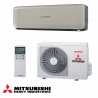 Инверторен климатик Mitsubishi Heavy Industries SRK20ZS-WT + SRC20ZS-W, 7000 BTU, 17 м2, A+++/A++, R-32, Бежов/Черен