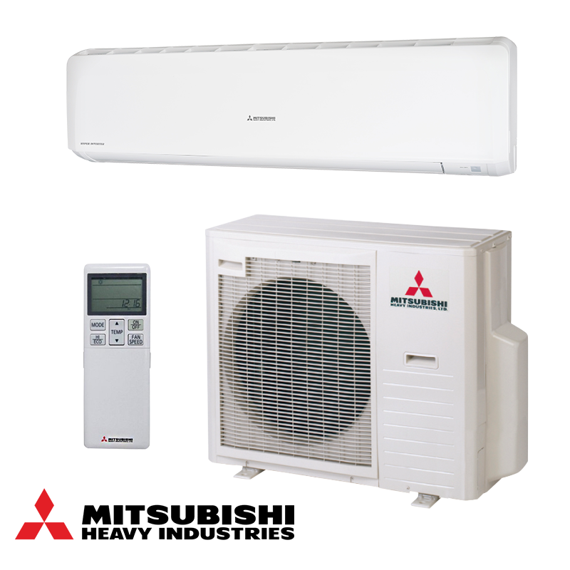Инверторен климатик Mitsubishi Heavy Industries SRK71ZR-W/SRC71ZR-W, 24000 BTU, 49 м2, А++/А+, 3D Auto, R-32, Бял