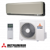 Инверторен климатик Mitsubishi Heavy Industries SRK25ZSX-WFT + SRC25ZSX-W, 9000 BTU, 20 м2, Wi-Fi, R-32, Бежов/Черен
