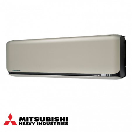 Инверторен климатик Mitsubishi Heavy Industries SRK60ZSX-WFT + SRC60ZSX-W, 21000 BTU, 45 м2, A++, Wi-Fi, R-32, Антиалерген система, 3D Auto, Бежов/черен