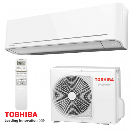 Инверторен климатик Toshiba Yukai+ RAS-B24S4KVG-E + RAS-24E2AVG-E, 24000 BTU, 45 м2, Wi-Fi, R-32, Бял