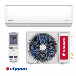 Инверторен климатик Nippon KFR 24DC SILVER ION 3, 24000 BTU, 44 м2, A++ / A+, R-32, Бял