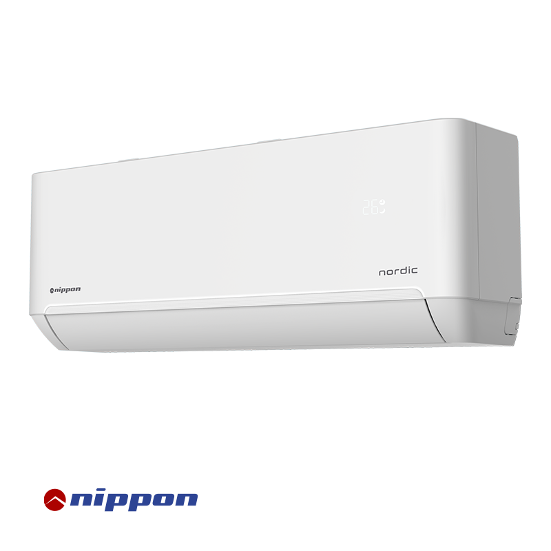 Инверторен климатик Nippon NPC 18 T-PRO NORDIC, 18000 BTU, 35 м2, A+++/A++, R-32, Бял