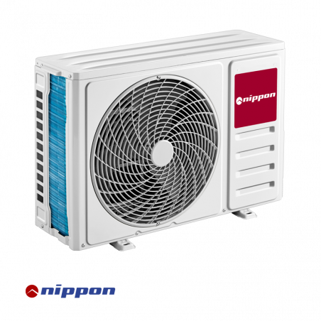 Инверторен климатик Nippon NPC 18 T-PRO NORDIC, 18000 BTU, 35 м2, A+++/A++, R-32, Бял