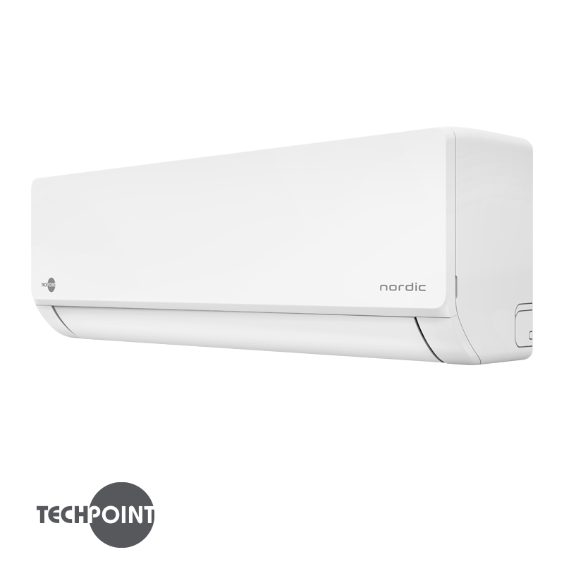Инверторен климатик TechPoint NPT 18 X-PRO NORDIC, 18000 BTU, 33 м2, А++, Wi-Fi, R-32, Golden Fin, Бял