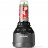 Блендер 3в1 Nutribullet Triple Prep System NBF580B, 1500W, 1.8 л, 8 програми, 3 скорости, 8 програми, Разпознаване на приставки, Тъч управление, Черен/сив