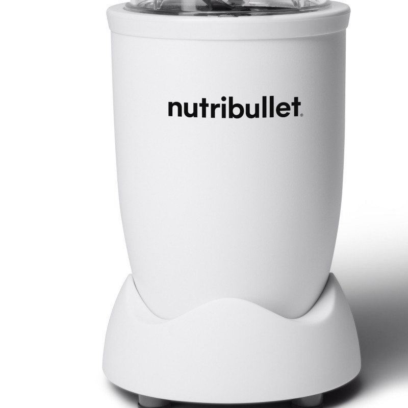 Блендер Nutribullet Pro NB907MAW, 900W, 700/900 мл, Тритан, Неръждаема стомана, Без BPA, Бял мат