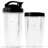 Блендер Nutribullet Pro NB907MAW, 900W, 700/900 мл, Тритан, Неръждаема стомана, Без BPA, Бял мат