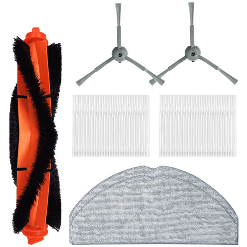 Комплект резервни аксесоари за прахосмукачка робот Honiture V8 Pro CPA1505, 9 части, HEPA, Многоцветен