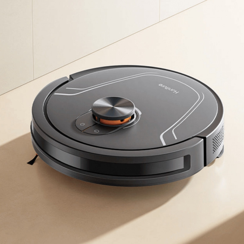 Прахосмукачка робот Honiture V8 Pro CRV549, 5000 Pa, 290 мл, 180 мин, Сухо/мокро, 3 скорости, Автоматични режими, Зони, Гласов контрол, Honysmart, Черен