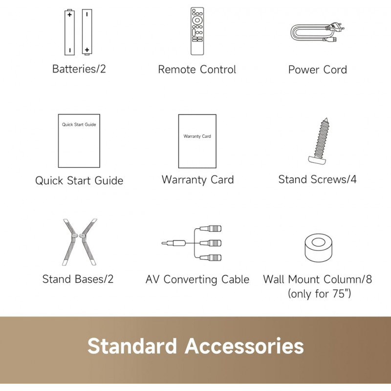 Телевизор Dreame Vivid 55Q100, 55", 139 см, 3840x2160, 4K Ultra HD, QLED, 120 Hz, Dreamind™ AI, SMART, Черен