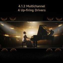 Телевизор Dreame Aura Mini LED 55S100, 55", 139 см, 3840х2160, 4K Ultra HD, QLED+, 144 Hz, Dreamind™ Pro AI, SMART, Черен