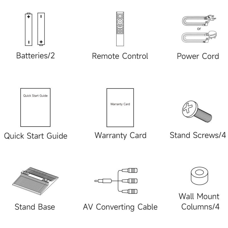 Телевизор Dreame Aura Mini LED 65S100, 65", 164 см, 3840х2160, 4K Ultra HD, QLED, 144 Hz, Dreamind™ Pro AI, SMART, Черен
