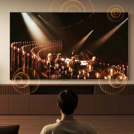 Телевизор Dreame Vivid 43Q100, 43", 108 см, 3840x2160, 4K Ultra HD, QLED, 120 Hz, Dreamind™ AI, SMART, Черен