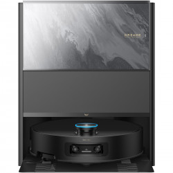 Прахосмукачка робот Dreame Aqua 10 Ultra Track RLR81CE-BK, 25000 Pa, 200 мин, 3.5/4 л, Сухо/мокро, AI камери, VersaLift DToF, Автоматично почистване на моп при 100°C, Черен