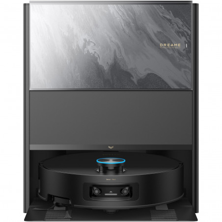 Прахосмукачка робот Dreame Aqua 10 Ultra Track RLR81CE-BK, 25000 Pa, 200 мин, 3.5/4 л, Сухо/мокро, AI камери, VersaLift DToF, Автоматично почистване на моп при 100°C, Черен