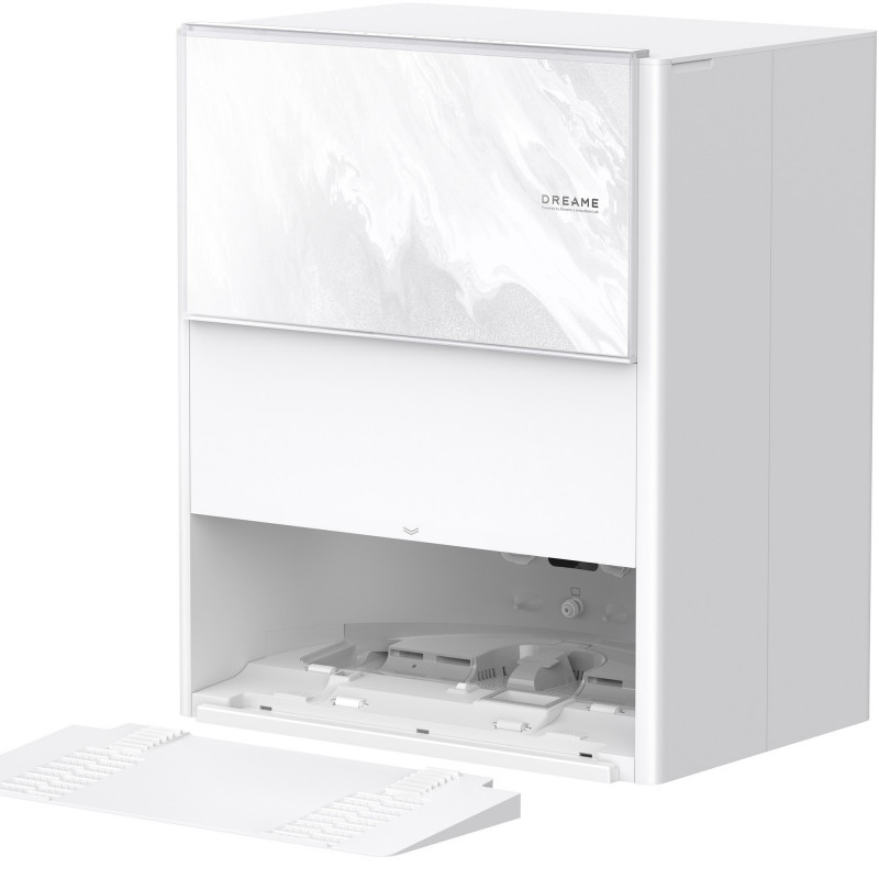 Прахосмукачка робот Dreame Aqua 10 Ultra Track RLR81CE-WH, 25000 Pa, 200 мин, 3.5/4 л, Сухо/мокро, AI камери, VersaLift DToF, Автоматично почистване на моп при 100°C, Бял