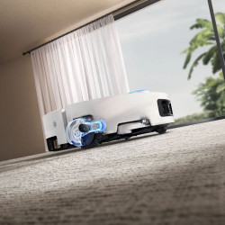 Прахосмукачка робот Dreame Aqua 10 Ultra Track RLR81CE-WH, 25000 Pa, 200 мин, 3.5/4 л, Сухо/мокро, AI камери, VersaLift DToF, Автоматично почистване на моп при 100°C, Бял