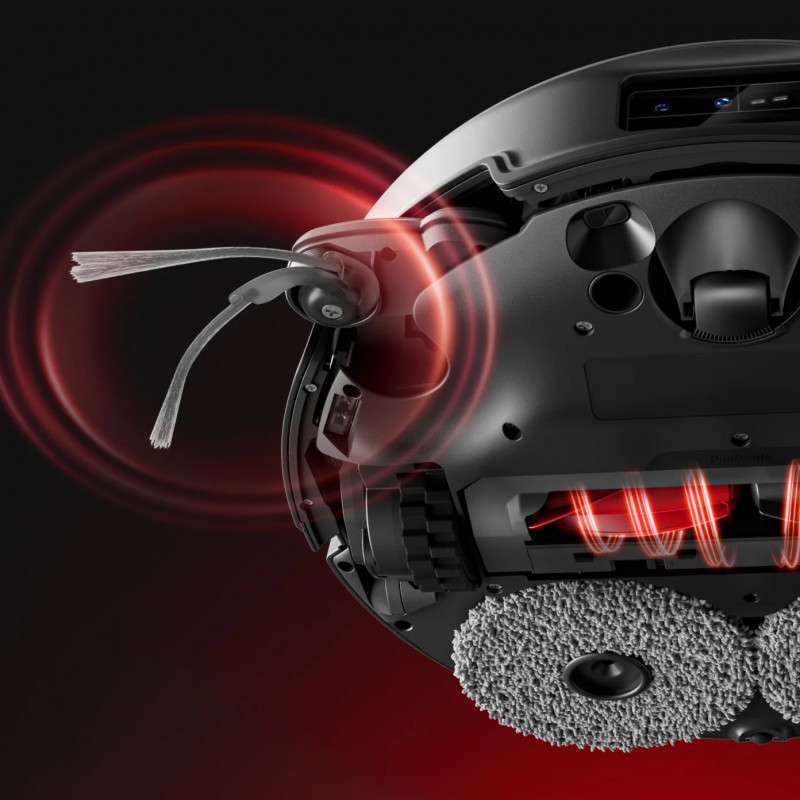 Прахосмукачка робот Roborock Saros 20X, 65W, 36000 Pa, 259 мл/2.5 л, AdaptiLift 3.0, Сухо и мокро почистване, StarSight 2.0, 200 мин автономност, Черен