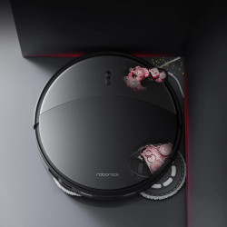 Прахосмукачка робот Roborock Saros 20X, 65W, 36000 Pa, 259 мл/2.5 л, AdaptiLift 3.0, Сухо и мокро почистване, StarSight 2.0, 200 мин автономност, Черен