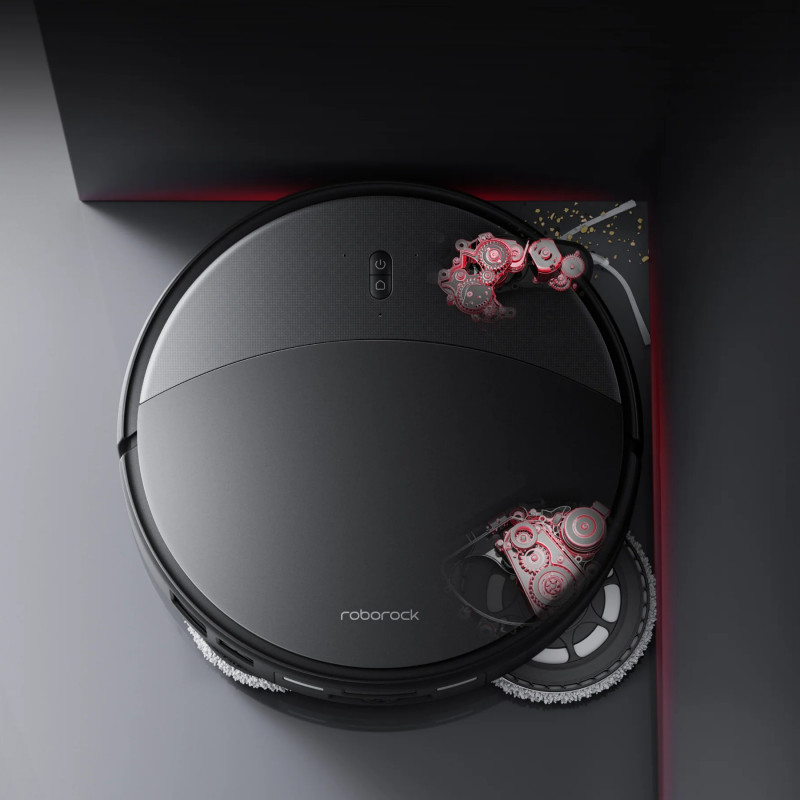 Прахосмукачка робот Roborock Saros 20X, 65W, 36000 Pa, 259 мл/2.5 л, AdaptiLift 3.0, Сухо и мокро почистване, StarSight 2.0, 200 мин автономност, Черен