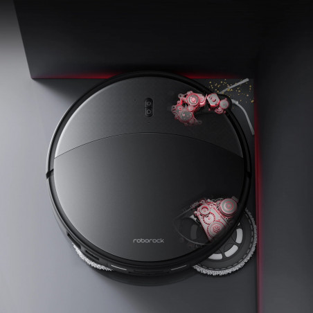 Прахосмукачка робот Roborock Saros 20X, 65W, 36000 Pa, 259 мл/2.5 л, AdaptiLift 3.0, Сухо и мокро почистване, StarSight 2.0, 200 мин автономност, Черен