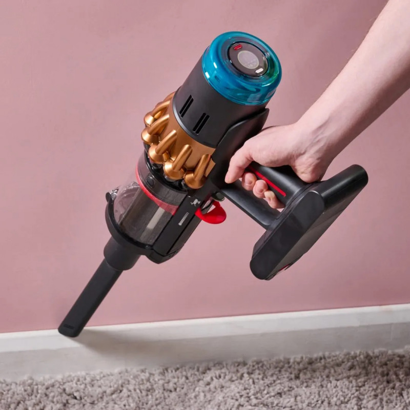 Вертикална прахосмукачка Dyson V16 Piston Animal 495948-01, 315AW, 900W, 1.3 л, 70 мин, CleanCompaktor, Hyperdymium, MyDyson, HEPA, LCD, Черен/мед