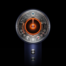 Сешоар Dyson Supersonic Nural HD16 Prussian Blue/Rich Copper Straight+Wavy 122612-01, 1600W, 3 скорости, 4 температури, Отрицателни йони, 5 приставки, Предпазващ скалпа, Пруско синьо/меден