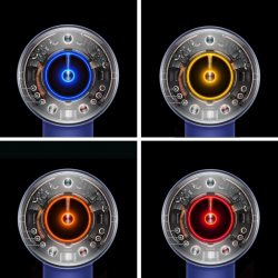 Сешоар Dyson Supersonic Nural HD16 Prussian Blue/Rich Copper Straight+Wavy 122612-01, 1600W, 3 скорости, 4 температури, Отрицателни йони, 5 приставки, Предпазващ скалпа, Пруско синьо/меден