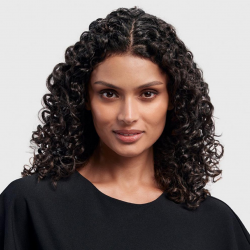 Маша за коса Dyson 596926-01 HS08 Airwrap i.d.™ T1/T2 RdVe/Gd Straight + Wavy, 1300W, 13.5 l/s, Автоматично къдрене, Йонизиране, 3 скорости, 3 температури, Bluetooth, Червено кадифе/златист