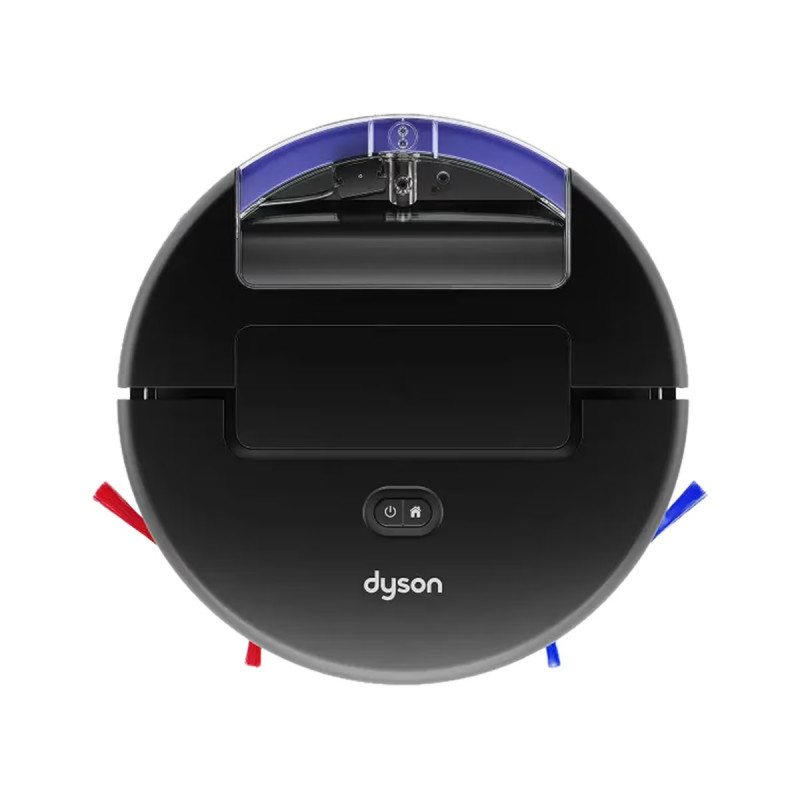 Прахосмукачка робот Dyson Spot+Scrub Ai 586183-01, 18000 Pa, 3 л, Сухо/мокро, Разпознаване на петна, Автоматична станция, Черен/Син