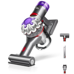 Ръчна прахосмукачка Dyson V8 Car&Boat 586120-01, 115AW, 0.54 л, 50 мин, 110000 об/мин, Запечатана филтрация, Никел/лилав