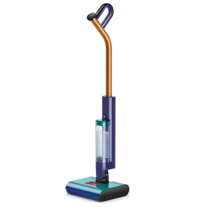 Уред за мокро и сухо почистване Dyson Clean+Wash Hygiene 432030-01, 530/760 мл, 45 мин, 350 м2, 4 режима, Самозадвижване, Сушене на ролката, Пруско синьо/меден