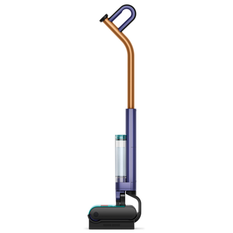 Уред за мокро и сухо почистване Dyson Clean+Wash Hygiene 432030-01, 530/760 мл, 45 мин, 350 м2, 4 режима, Самозадвижване, Сушене на ролката, Пруско синьо/меден
