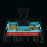 Уред за мокро и сухо почистване Dyson Clean+Wash Hygiene 432030-01, 530/760 мл, 45 мин, 350 м2, 4 режима, Самозадвижване, Сушене на ролката, Пруско синьо/меден