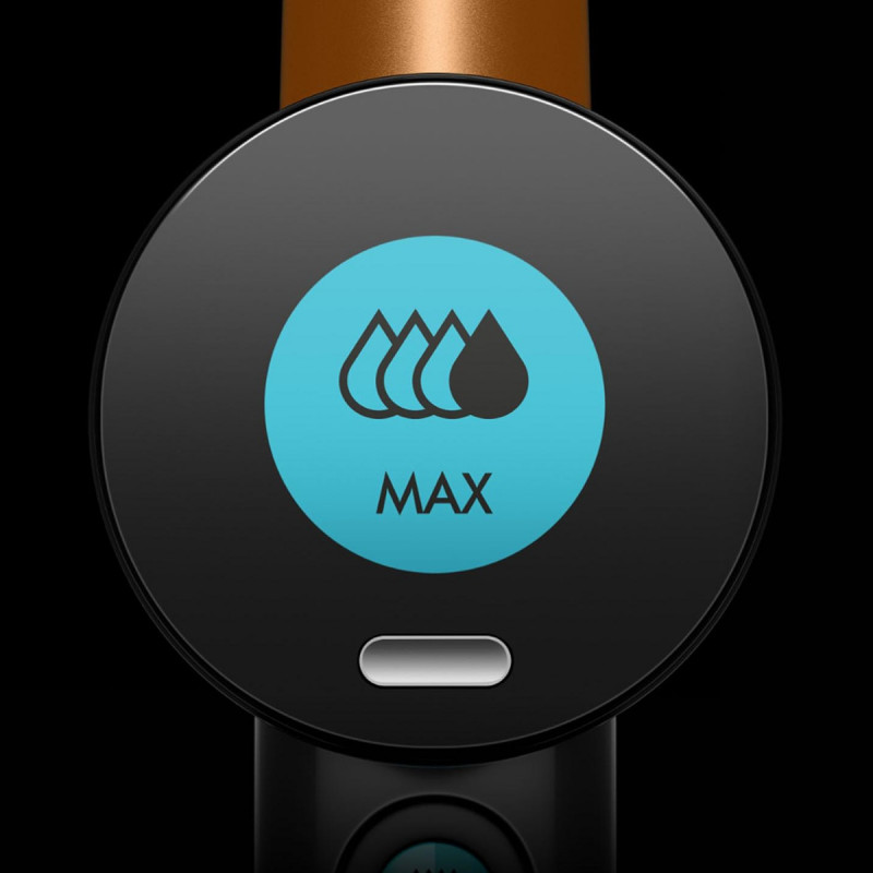 Уред за мокро и сухо почистване Dyson Clean+Wash Hygiene 432030-01, 530/760 мл, 45 мин, 350 м2, 4 режима, Самозадвижване, Сушене на ролката, Пруско синьо/меден