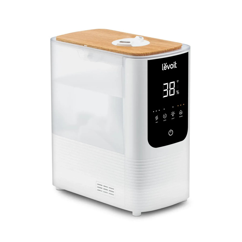 Овлажнител за въздух Levoit OasisMist 450S LUH-O451S-WEU, 40 м2, 280 W, 4.5 л, Ароматерапия, Автономия 45 часа, Бял